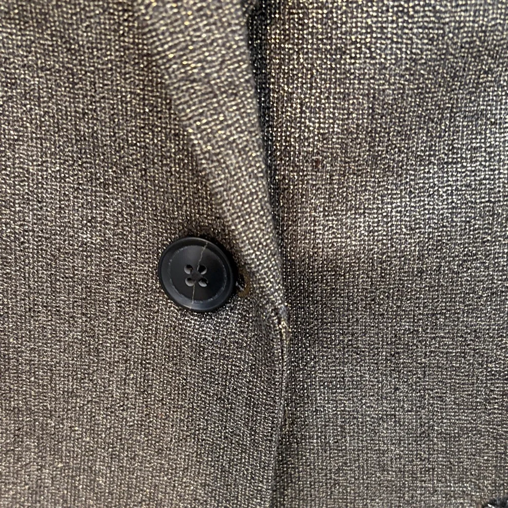 Banana Republic Shimmering Gold Blazer 4p - Picture 7 of 12